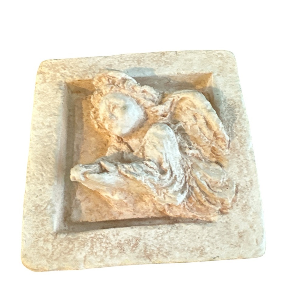 Angel  Wall Art in Cream by Micheal Gordon